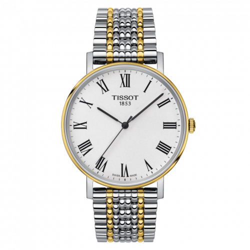 Everytime Medium Stainless Steel / Yellow Gold PVD / Silver / Strap