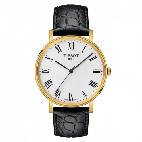 Everytime Medium Yellow Gold PVD / Silver / Strap
