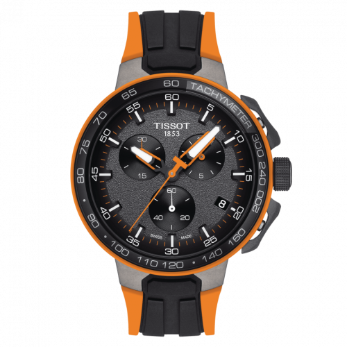 T-Race Cycling Chronograph Stainless Steel / Orange
