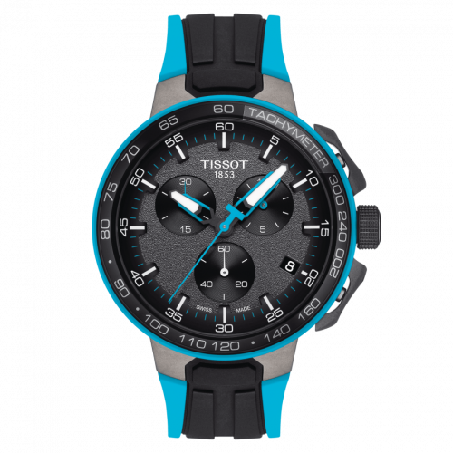 T-Race Cycling Chronograph Stainelss Steel / Blue