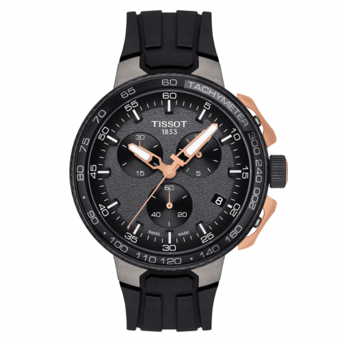 T-Race Cycling Chronograph Stainless Steel / Rose Gold