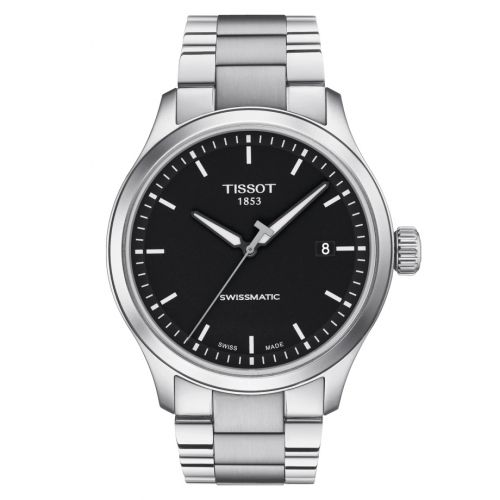 Gent XL Swissmatic Stainless Steel / Black / Bracelet