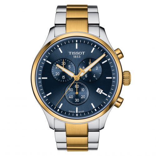 Chrono XL Classic Two Tone / Blue / Bracelet