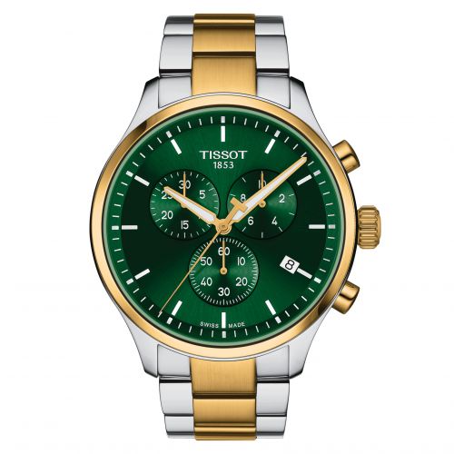Chrono XL Classic Two Tone / Green / Bracelet