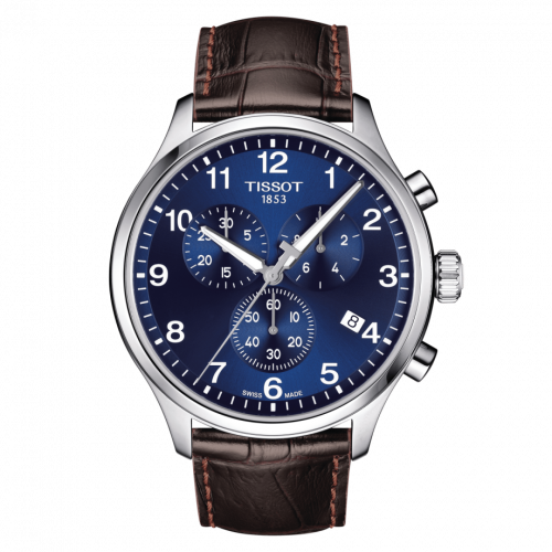 Chrono XL Classic Stainless Steel / Blue / Strap