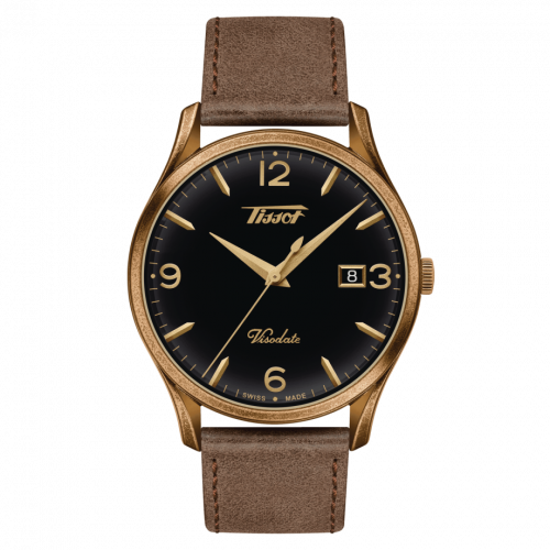 Visodate Quartz 40 Bronze PVD / Black / Strap