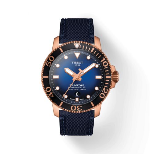 Seastar 1000 Powermatic 80 43 Rose Gold PVD / Gradient Blue