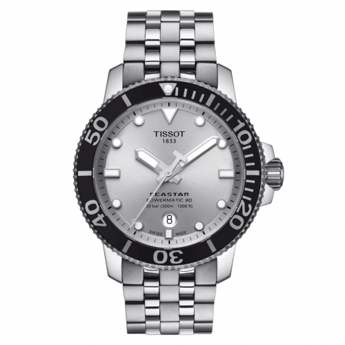 Seastar 1000 Powermatic 80 43 Stainless Steel / Silver / Bracelet
