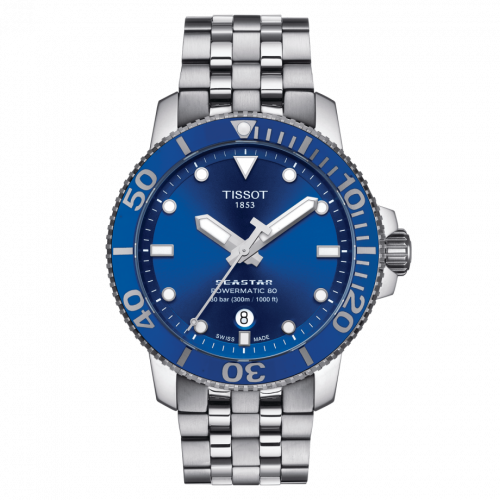 Seastar 1000 Powermatic 80 43 Stainless Steel / Blue / Bracelet