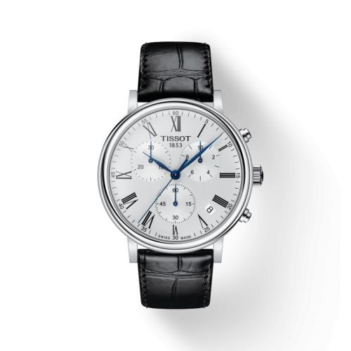 Carson Premium Chronograph Stainless Steel / Silver