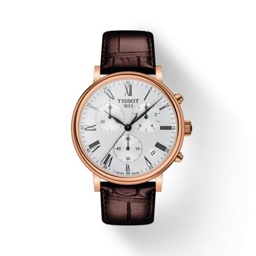 Carson Premium Chronograph Rose Gold / Silver