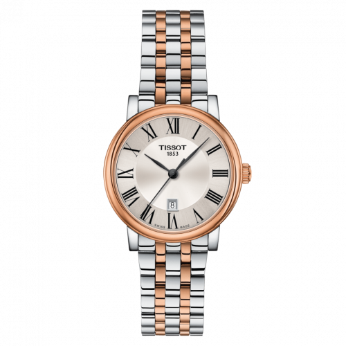 Carson Premium Quartz 30 Stainless Steel / Rose Gold PVD / Silver / Bracelet