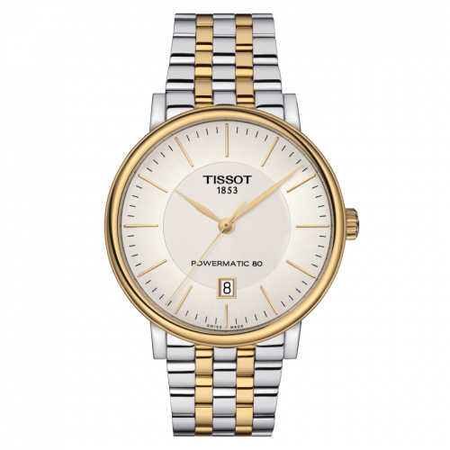 Carson Premium Powermatic 80 Stainless Steel / Yellow Gold PVD / Silver / Bracelet