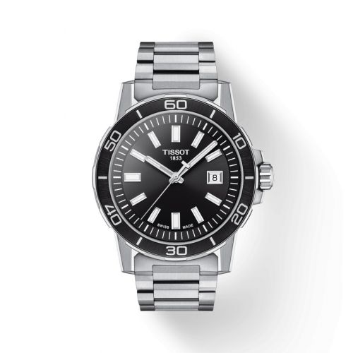 Supersport Stainless Steel / Black / Bracelet