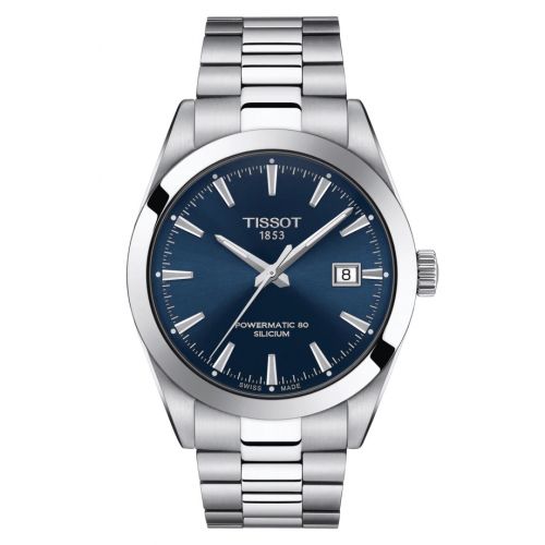 Gentleman Powermatic Stainless Steel / Blue / Bracelet