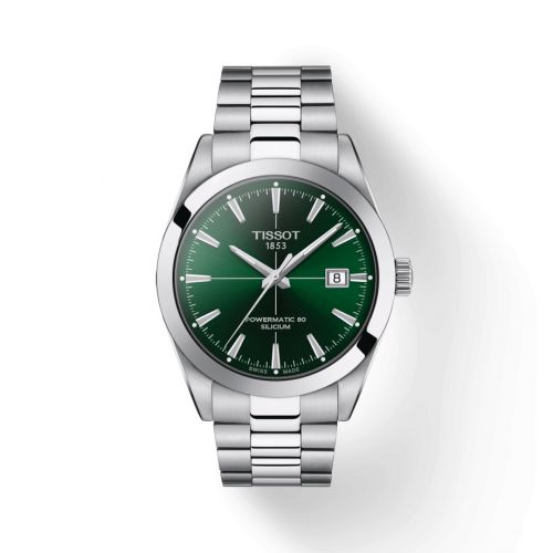 Gentleman Powermatic Stainless Steel / Green / Bracelet