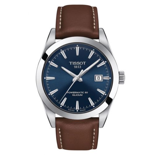 Gentleman Powermatic Stainless Steel / Blue / Strap