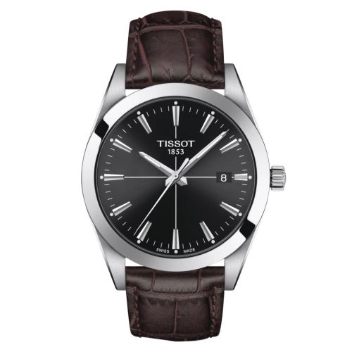 Gentleman Quartz Stainless Steel / Black / Strap
