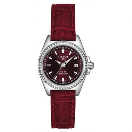 PRC 100 Quartz 29.7 Stainless Steel / Red / Strap