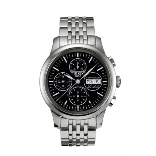 Le Locle Chronograph 42.3 Stainless Steel / Black / Bracelet