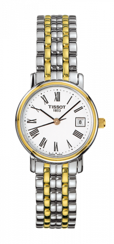 Desire Quartz 24 Stainless Steel / Yellow Gold PVD / White / Bracelet