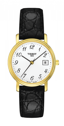 Desire Quartz 27 Yellow Gold PVD / White / Strap