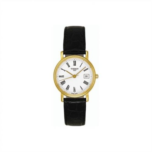 Desire Quartz 34 Yellow Gold PVD / White / Strap