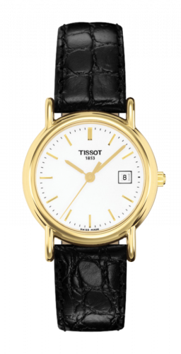 Carson Quartz 26.8 Yellow Gold / Silver / Strap
