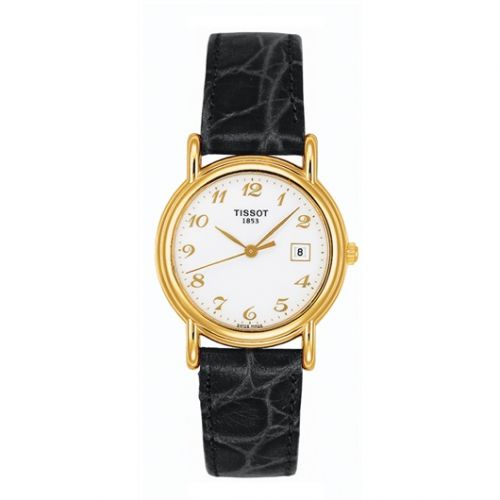 Carson Quartz 26.8 Yellow Gold / White / Strap