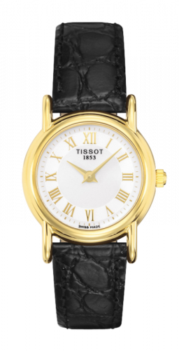 Carson Quartz 26.8 Yellow Gold / Silver / Strap