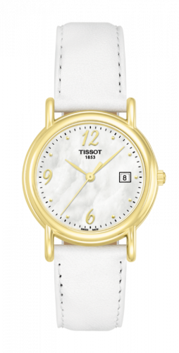 Carson Quartz 26.8 Yellow Gold / MOP / Strap