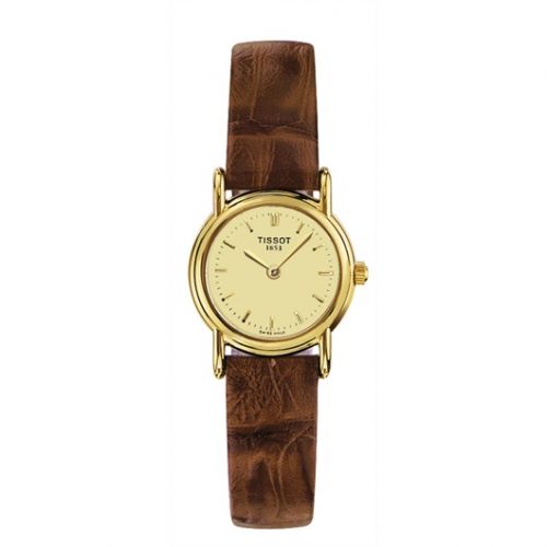 Carson Quartz 22 Yellow Gold / Champagne / Strap