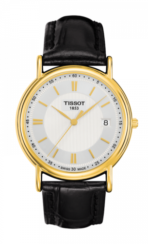 Carson Quartz 33.7 Yellow Gold / Silver / Strap