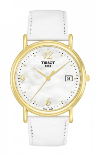 Carson Quartz 33.7 Yellow Gold / MOP / Strap