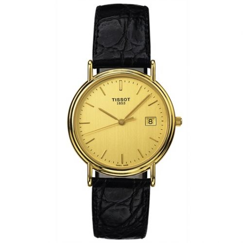 Carmel Quartz 33.9 Yellow Gold / Champagne / Strap