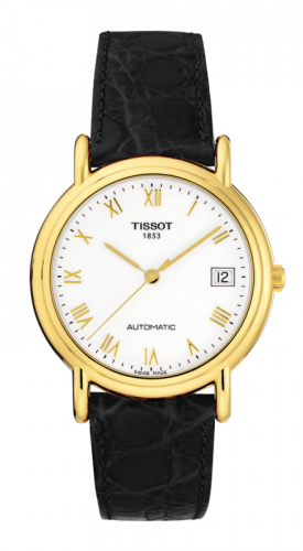 Carson Automatic 35.5 Yellow Gold / White / Strap