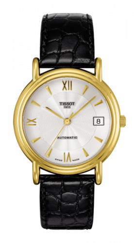 Carson Automatic 35.5 Yellow Gold / Silver / Strap