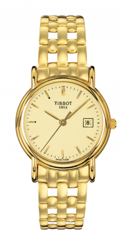 Carson Quartz 27 Yellow Gold / Champagne / Bracelet