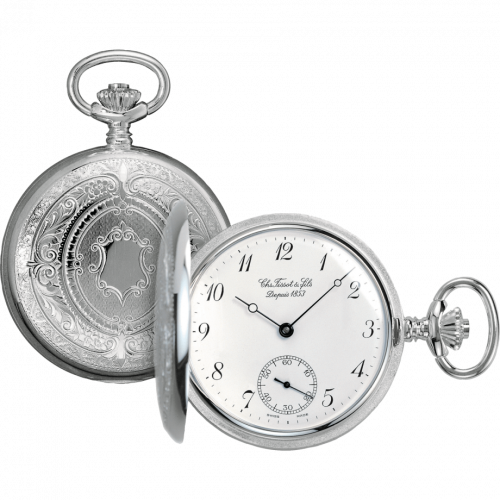 Tissot Savonnette Mechanical Silver / White