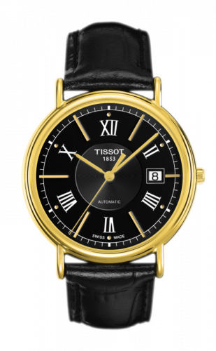 Carson Automatic 40 Yellow Gold / Black / Strap