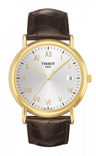 Carson Quartz 40 Yellow Gold / Silver / Strap
