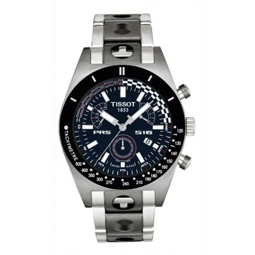 PRS 516 Quartz Chronograph 40 Stainless Steel / Black / Bracelet
