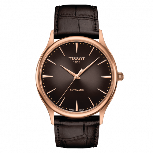 Tissot Excellence Automatic Rose Gold / Brown