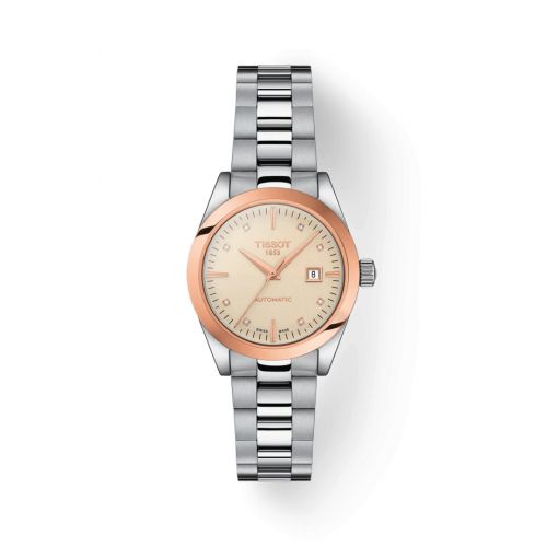 T-My Automatic Stainless Steel / Rose Gold / Beige