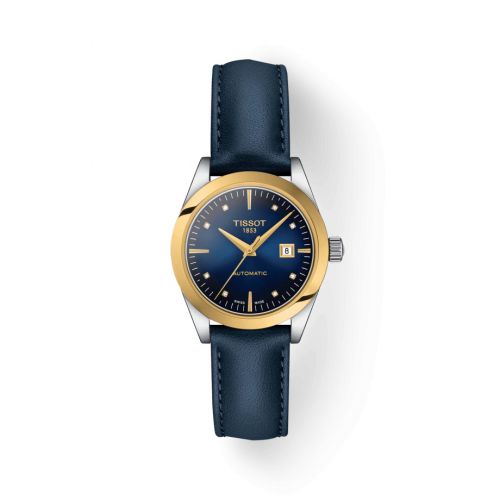 T-My Automatic Stainless Steel / Yellow Gold / Blue Gradient