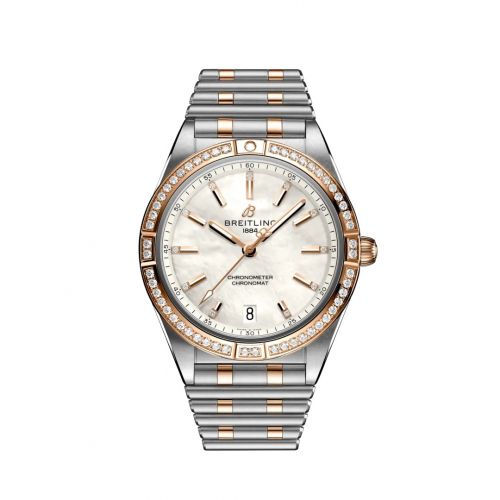 Chronomat Automatic 36 Stainless Steel / Red Gold - Diamond / MOP / Rouleaux / Boutique Edition