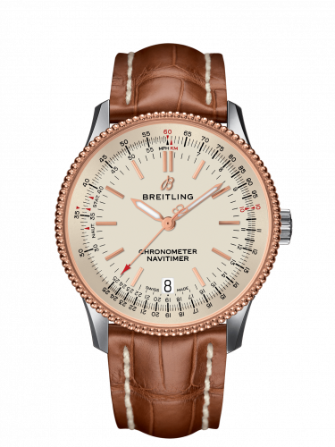 Navitimer 1 38 Automatic Stainless Steel / Red Gold / Silver / Croco / Pin