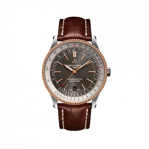 Navitimer Automatic 41 Automatic Stainless Steel / Rose Gold / Grey / Croco / Folding