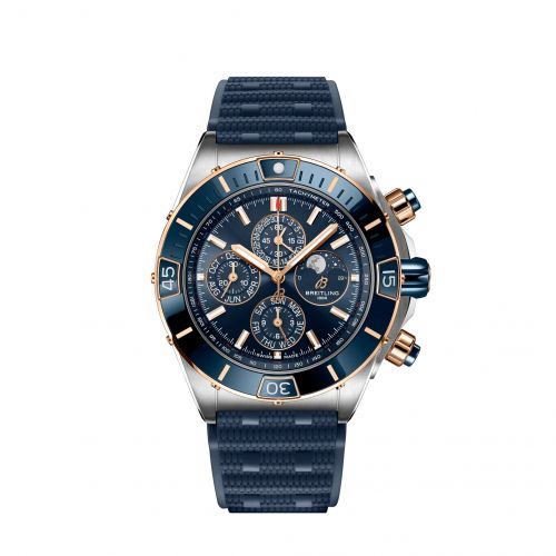 Super Chronomat 1461 Days 44 Stainless Steel / Red Gold / Blue / Rubber