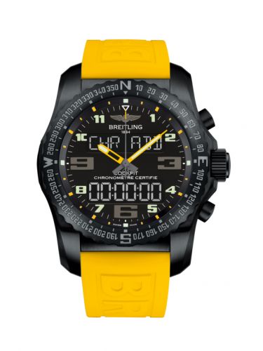 Cockpit B50 Night Mission / Black-Yellow / Rubber / Folding